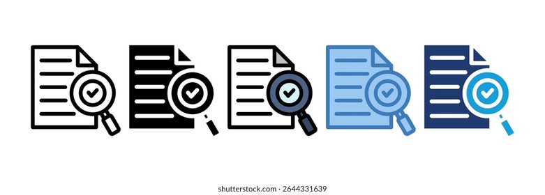 Proofreading Icon Element For Design