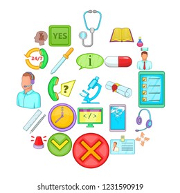 Prop icons set. Cartoon set of 25 prop vector icons for web isolated on white background