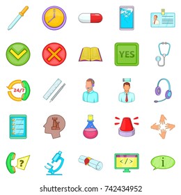 Prop icons set. Cartoon set of 25 prop vector icons for web isolated on white background