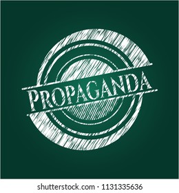 Propaganda chalk emblem