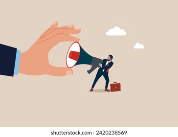 Propaganda costs a lot of money. Company information and media, announce sales or promotion. Vector illustration