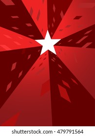 propaganda poster with modern design
