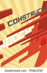 propaganda poster with modern design
