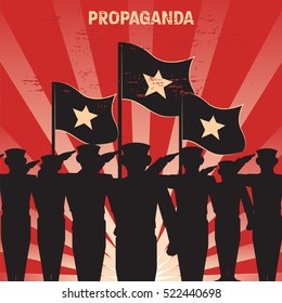 Propaganda poster template