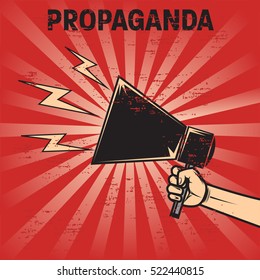 Propaganda poster template