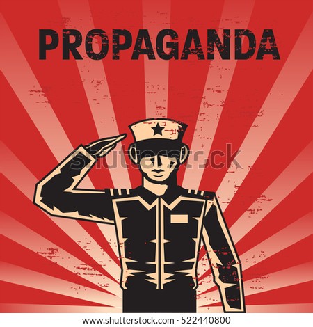 propaganda poster template stock vector royalty free 522440800