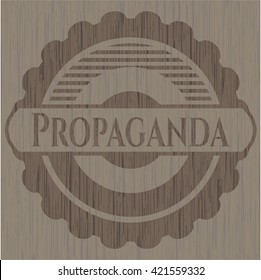 Propaganda realistic wood emblem