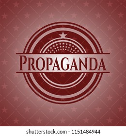 Propaganda red icon or emblem