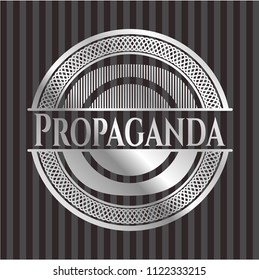 Propaganda silver badge or emblem