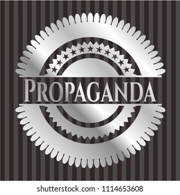 Propaganda silver emblem or badge