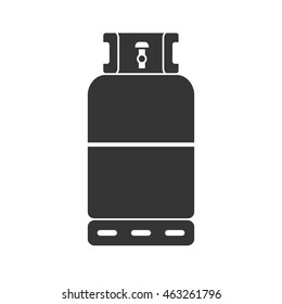 Propane Gas cylinder, vector icon