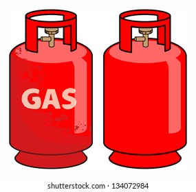 Gas Cylinder Vector Art & Graphics