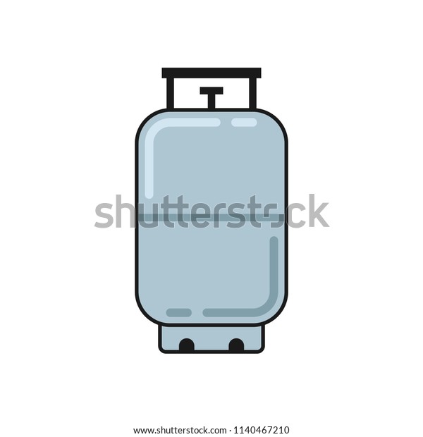 Propane Gas Tank Clipart Image Isolated Stock Vector (Royalty Free ...