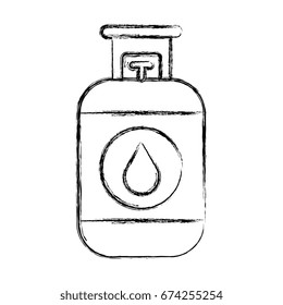 Propane gas tank icon