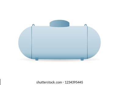 Propane Gas Tank Icon. Clipart Image Isolated On White Background