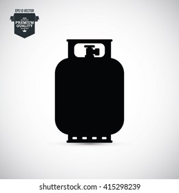 Propane Gas Tank Vector Illustration