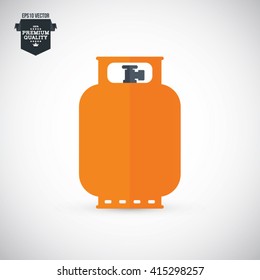 Propane Gas Tank Vector Illustration