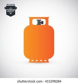 Propane Gas Tank Vector Illustration