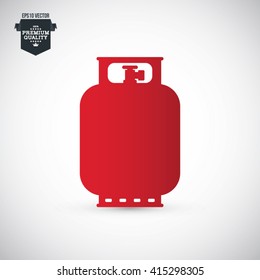 Propane Gas Tank Vector Illustration