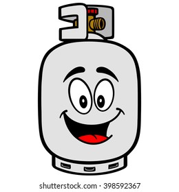 Propane Tank Mascot