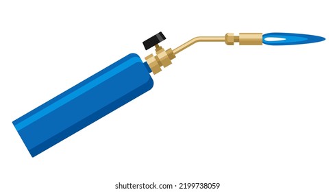 Propane torch - tool used for the application of flame in construction and metal-working industries