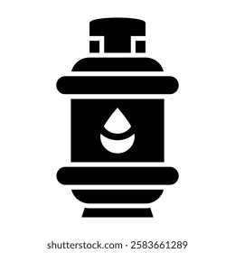 Propane Vector Glyph Icon Vector Design