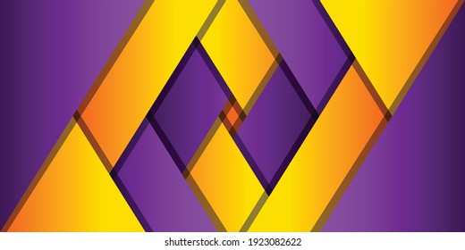 A propel and yellow triangular  pattern background.