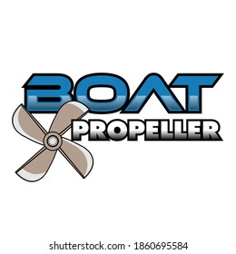 Idea de diseño de la plantilla del logotipo de la lancha propulsora