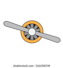 propeller engine icon vector design