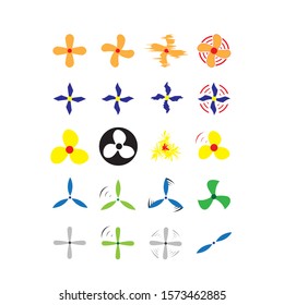 propeller fan vektor air template