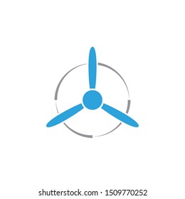 Propeller graphic design template vector isolated illustration