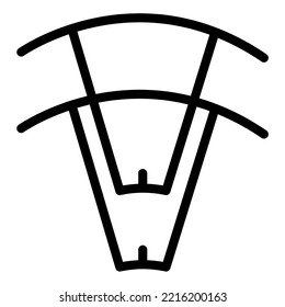 propeller guard Drone icon outline