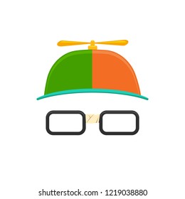 Propeller Hat With Eye Glasses