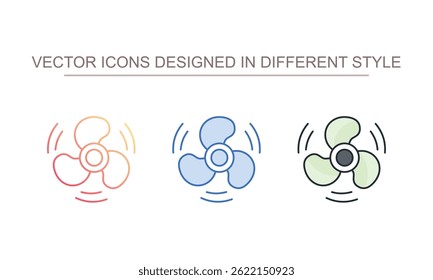 Propeller icon design with white background stock illustration
