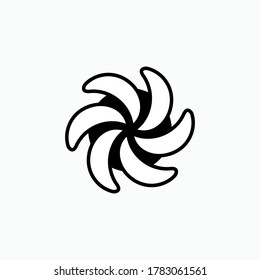 Propeller Icon. Fan Symbol - Vector