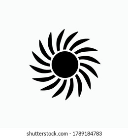 Propeller Icon. Fan Symbol - Vector