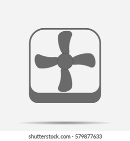 Propeller Icon illustration isolated vector sign symbol