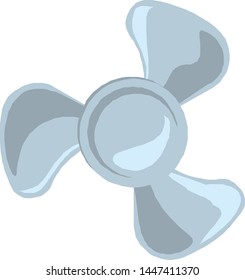 Propeller icon isolated on white background. Propeller vector logo.