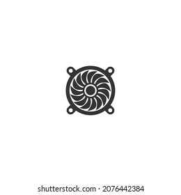 Propeller icon logo flat design template vector