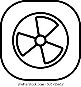 Propeller icon ,sign design (edge)