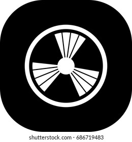 Propeller icon ,sign design (fill)