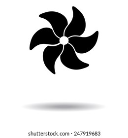 propeller icon - Vector