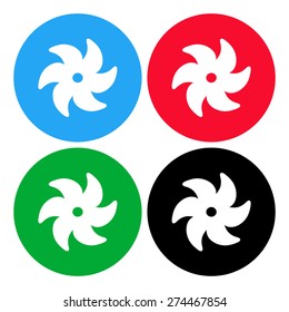 propeller icon. Vector