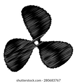 propeller icon - Vector