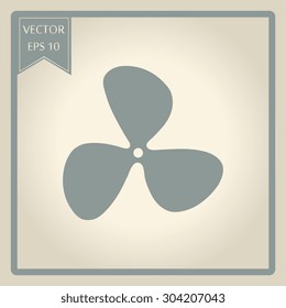 propeller icon - Vector
