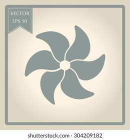 propeller icon - Vector