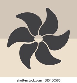 propeller icon - Vector