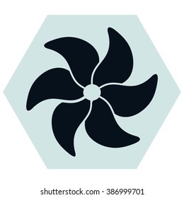 propeller icon - Vector