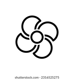 Propeller icon vector design trendy