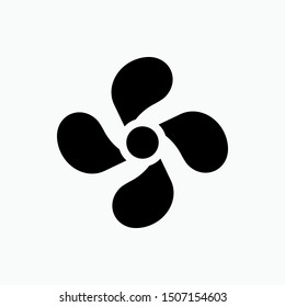 Propeller Icon - Vector, Sign and Symbol for Design, Presentation, Website or Apps Elements.